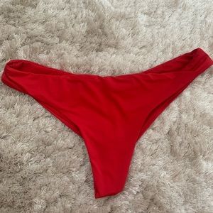 Red bikini bottoms. never worn